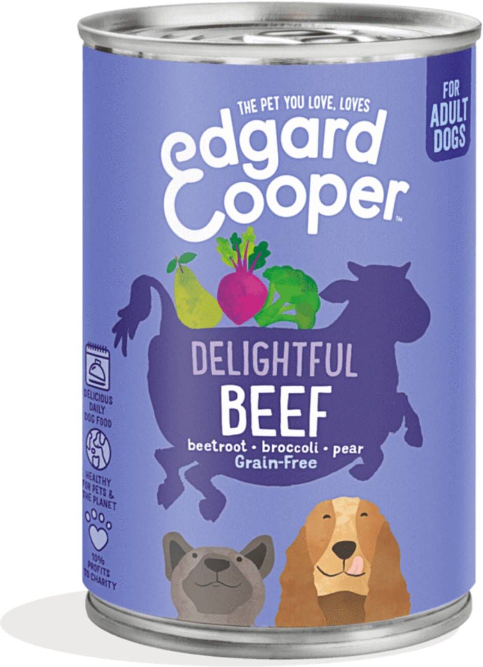 Edgard &amp; Cooper Edgard & Cooper Umido per Cani Manzo 400 g