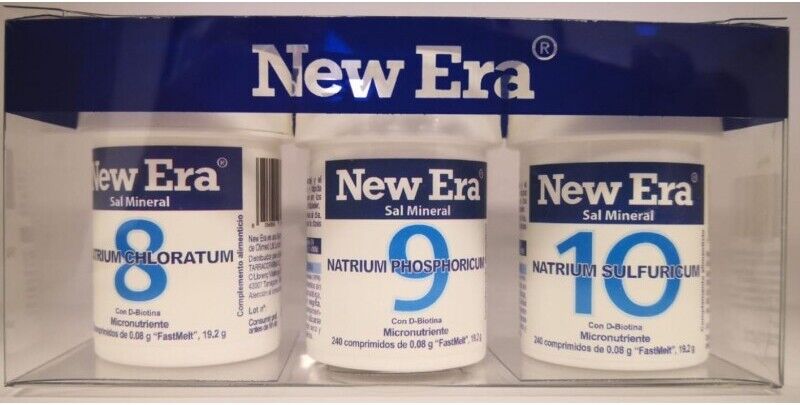 New Era Trio Metabolism Mineral Salts 3 pieces