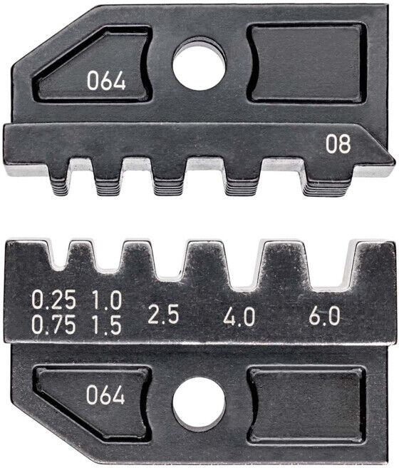Matrices de sertissage, pour système de pinces de sertissage KNIPEX réf. : 97 43 XX Knipex (97 49 08)