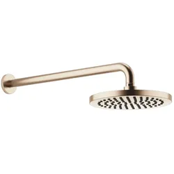 Dornbracht Regenbrause SERIENSPEZIFISCH Light Gold gebürstet PVD, 220 mm Durchmesser, mit PURE RAIN Technologie und Antikalk-System