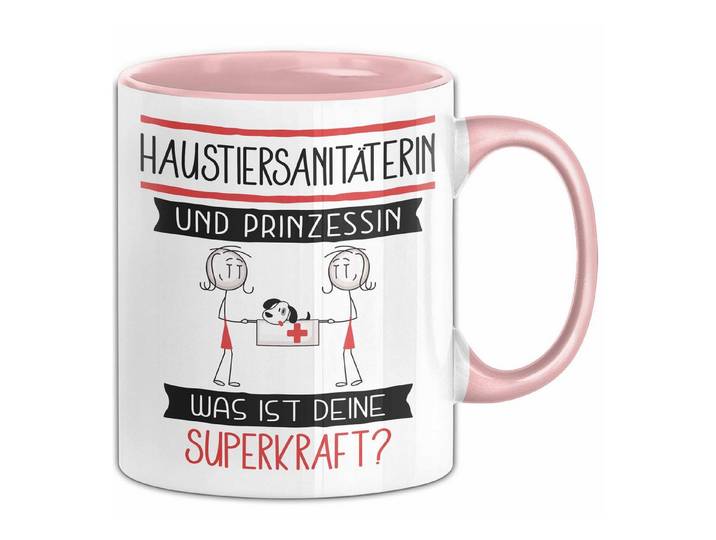 Trendation Tasse Haustiersanitäterin Und Prinzessin Tasse Geschenk Für Eine Haustiers