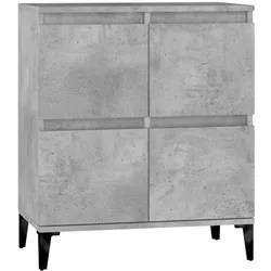 vidaXL Sideboard Betongrau 60x35x70 cm Holzwerkstoff