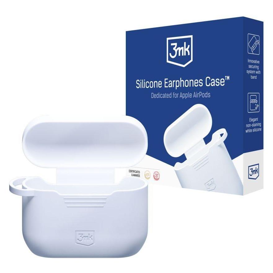 3MK Other goods Accessories - Apple AirPods 4 - Silicone AirPods Case White (Kopfhörer Hülle) (66639281)