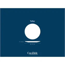 CreaTable Freunde des Waldes, Teller, Mehrfarbig