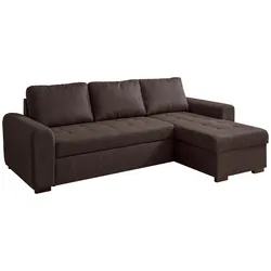 Ecksofa Poll Dunkelbraun
