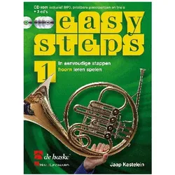 Easy Steps vol.1 (+CD-ROM +3CD/'s) voor horn (nl), Schulbücher von Bert Liefers, Jaap Kastelein