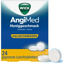 Wick Angimed Honiggeschmack 5 Mg/1 Mg Lutschtabletten 24 St