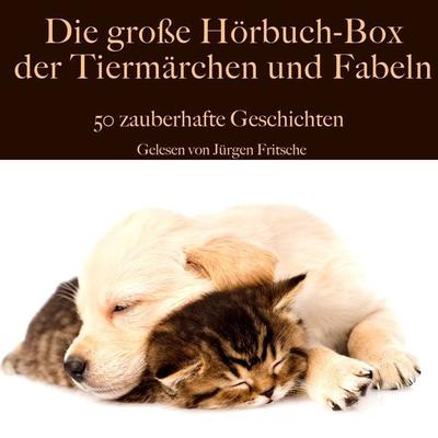 Die große Hörbuch Box der Tiermärchen und Fabeln - Anonymus,Jeanne-Marie Leprince de Beaumont,Beatrix Potter,Jean de la Fontaine,Gottfried Keller,