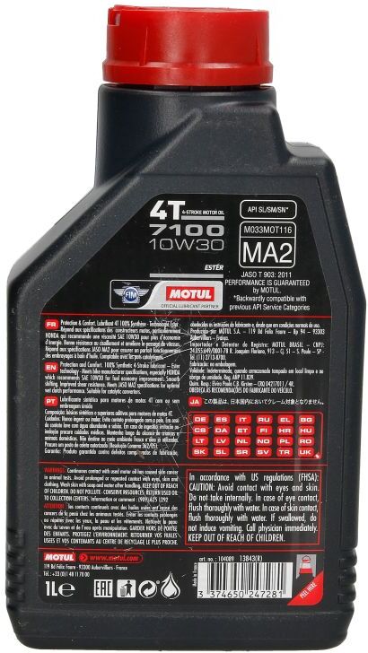 Motoröl MOTUL 104089 7100 10W30 1L