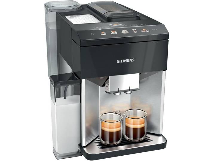 SIEMENS Kaffeevollautomat TQ517D03, Siemens EQ500 Kaffeevollautomat TQ517D03 Edelstahl