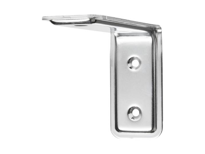 3F Konsole Grau-Chrom 12 × 4 cm