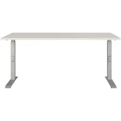 Germania-Werke Schreibtisch höhenverstellbar (manuell) »Downey« 160 cm gelb, 160x91x80 cm