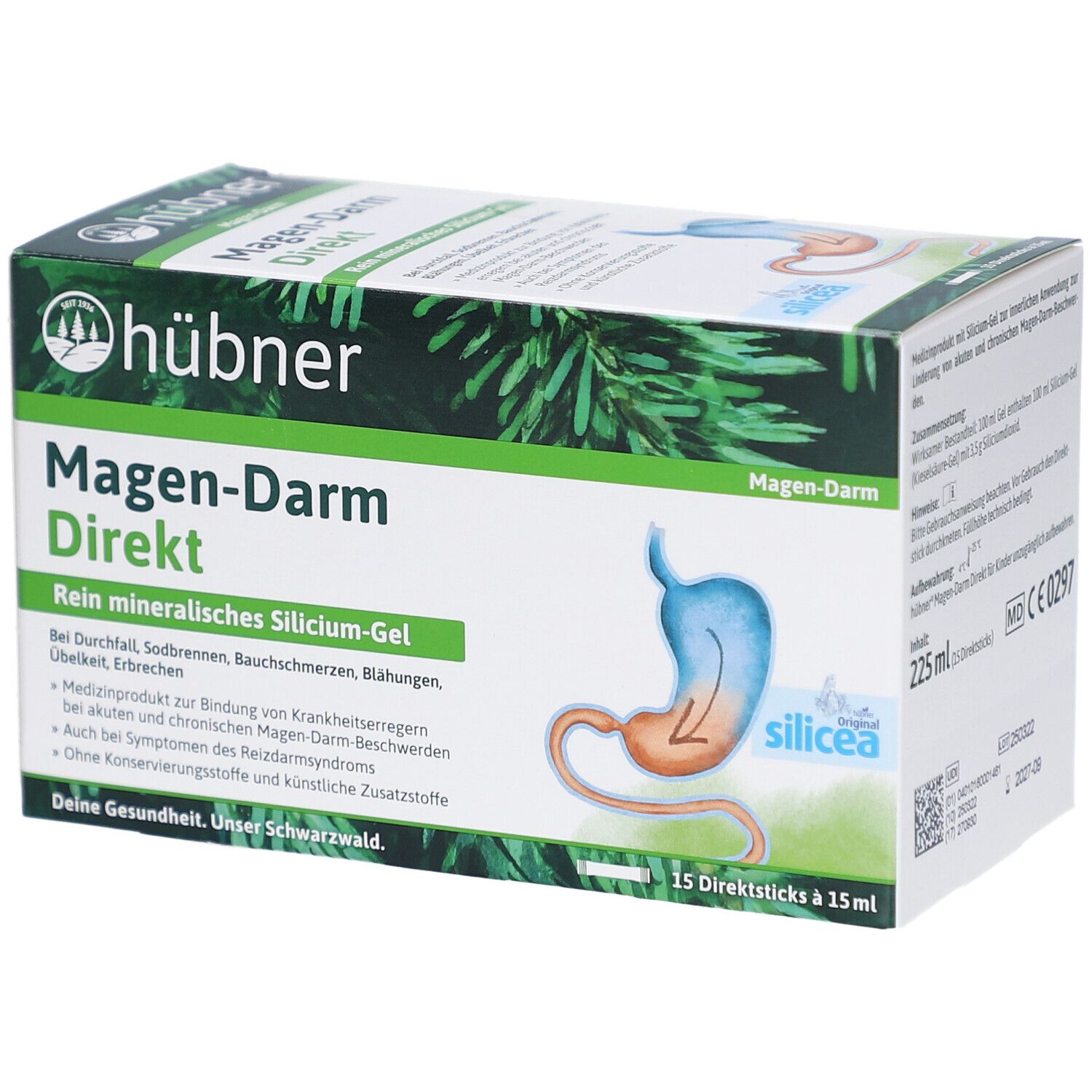 Hübner Magen-Darm Direkt Gel 15x15 ml