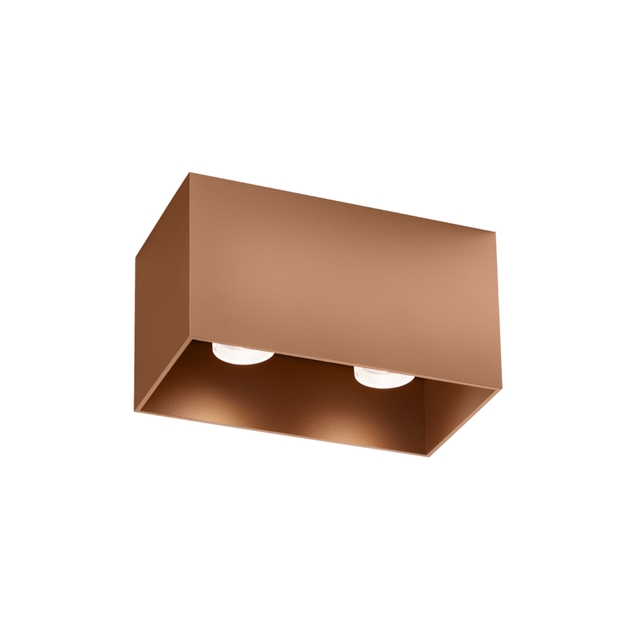 Wever & Ducré LED-Downlight BOX CEILING SURF 2.0 LED Bronze 2700K 186258Q3 5404037314614