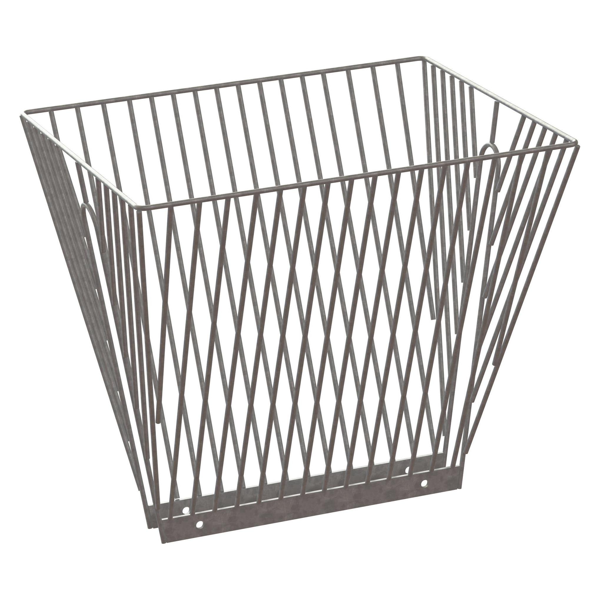 Kerbl 3232 Doppelt Heuraufe, Verzinkt, 20mm Stababstand, 53cm x 44cm x 48cm (33648640)