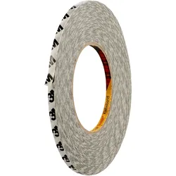 3M 9086, Doppelseitiges Papiervlies-Klebeband, sehr starker Acrylatklebstoff 6 mm, transluzent