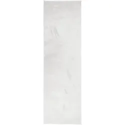 vidaXL Teppich OVIEDO Kurzflor Grau 80x250 cm