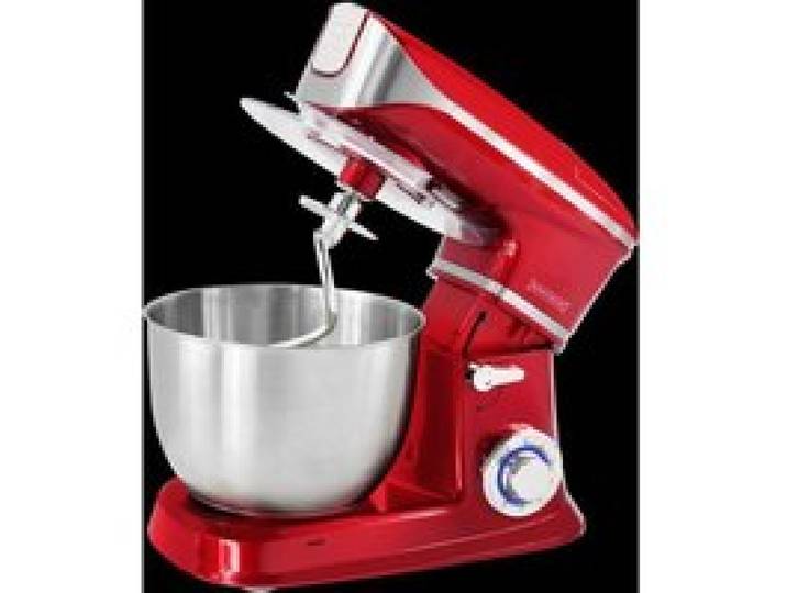 Robot multifonctions - ROYALTY LINE - RLPKM19007-RED - 1800W - Rouge - Mélanger fouetter pétrir