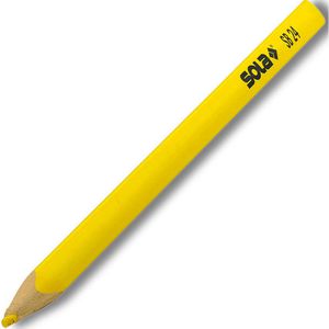 SOLA Signierkreide SB 24, 6 Stück, Signalbleistift, 24 cm lang, gelb