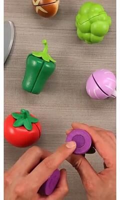 Hape Kitchen Garden Vegetablea Food Playset, 8 Pieces