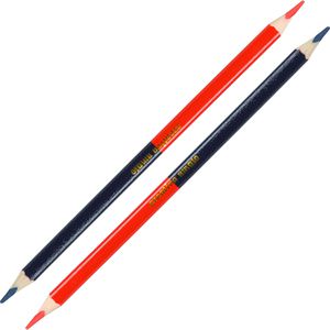 Böttcher-AG Silbenstift, blau / rot, 3-eckig, 2 Stück