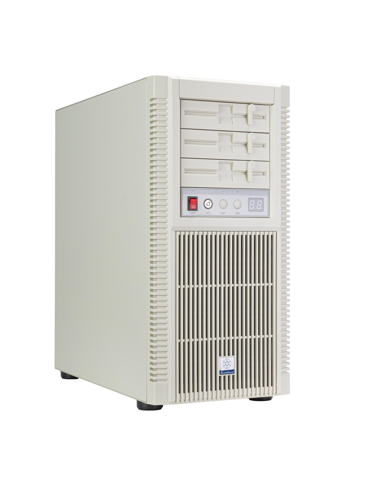 SilverStone FLP02 - Gehäuse - Tower - Beige