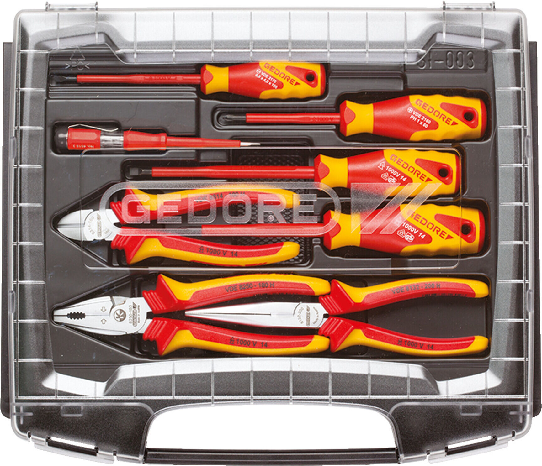 Gedore 1101-003 VDE VDE-Werkzeugsatz 8-teilig in i-BOXX 72 (1828045)