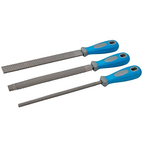 Silverline MS104 3-delige houten raspenset, 200 mm