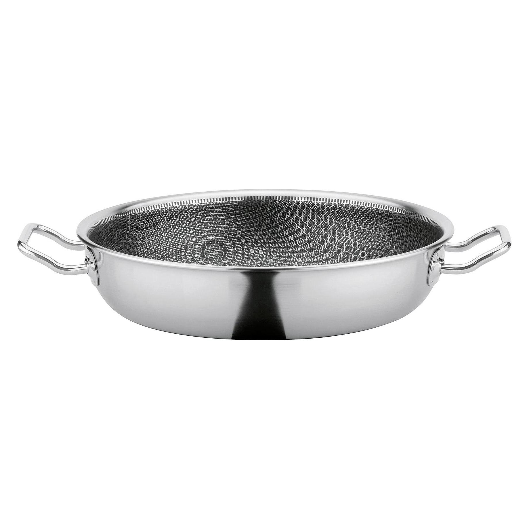 Spring Cut Resist Pure Servierpfanne XL (Bratpfanne, Edelstahl, 28 x 6.10 cm) (B0CVNCVCLJ)