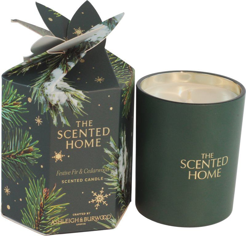 Ashleigh & Burwood London The Scented Home Festive Fir & Cedarwood scented candle 170 g
