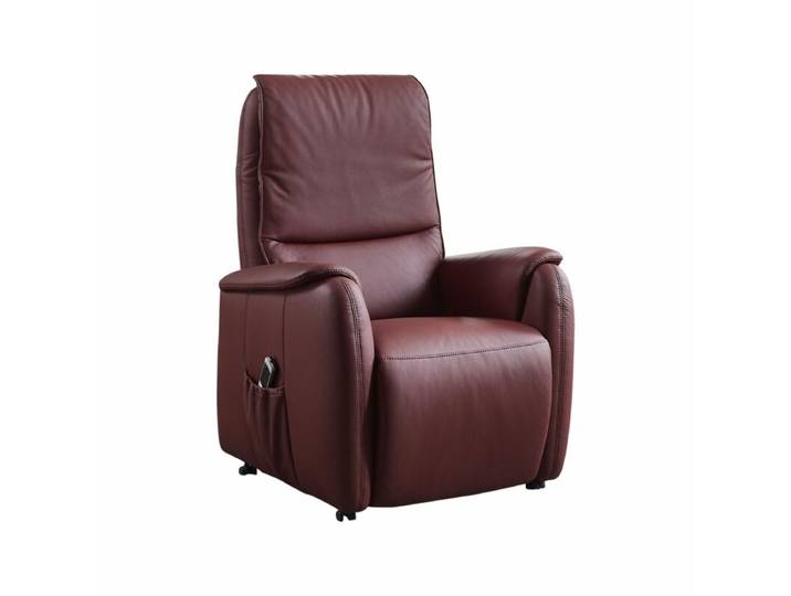 Europa Möbel Collection EM Witten Fernsehsessel Leder - Leder Punch merlot - Large - Relaxfunktion &amp; Bedienung Aufstehhilfe über Sensoren Aufstehhilfe, automatische Fußteilverstellung, automatische Relaxfunktion, automatische Rückenteilverstellung, automatische Sitzteilverstellung, manuelle Kopfteilverstellung Zeitlos