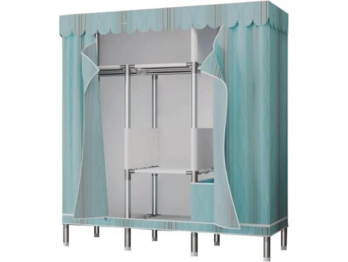 LoiYtrd Kleiderschrank aus Oxford-Stoff, abnehmbar, tragbar(B,125cm)