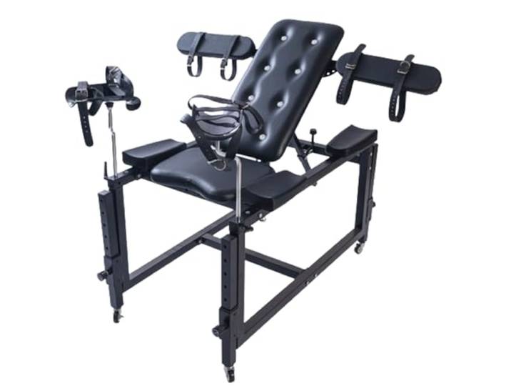 YZPNBW Gynäkologischer Stuhl Sm Sklaven Sex Sexmöbel Metall Bett Rückhalterahmen Fuck Machine BDSM Pranger Bondage Sex Machine Bestrafen Fetisch Sexstuhl Sex Sexspielzeug