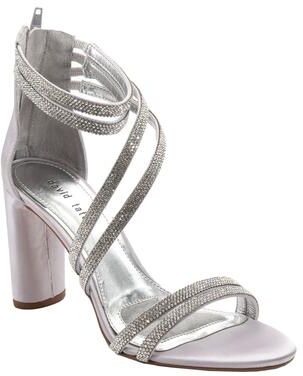 David Tate Bride - Womens 6.5 Silver Sandal W