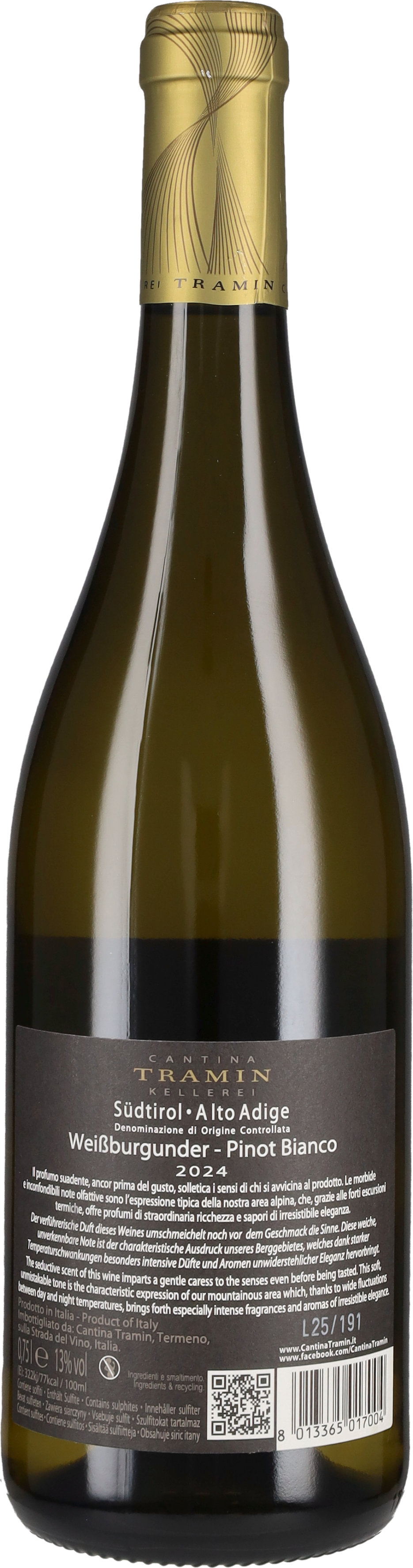 Pinot Bianco Tramin 2025