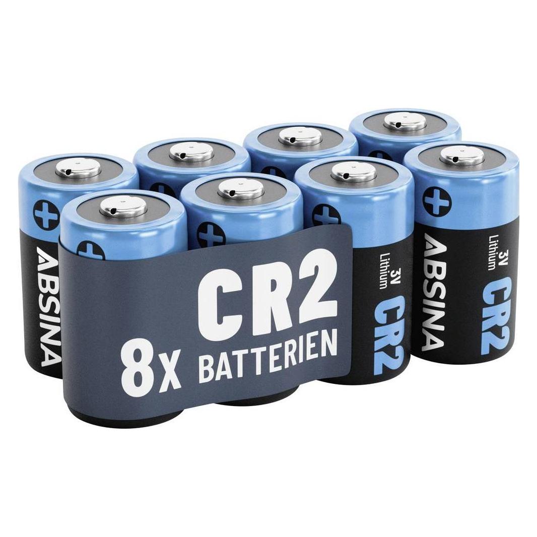 Absina CR2 8 St (8 Stk., CR2, 800 mAh) (401036-8)
