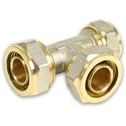 Klemmringverschraubung Schraubfitting Pipetec, T-Stück reduziert (Ausführung: 32 - 20 - 20 mm)