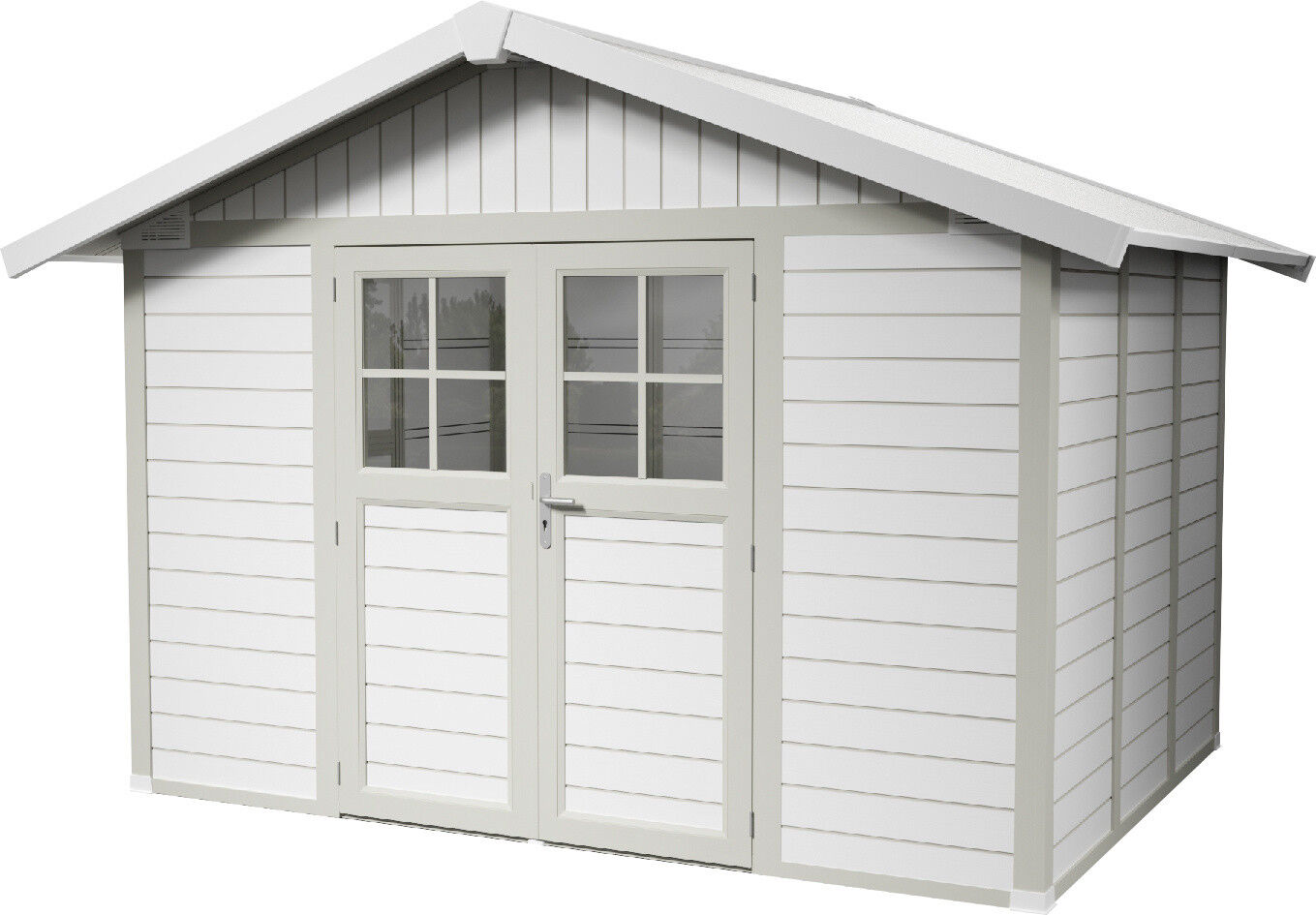 Grosfillex Gartenhaus Deco H 7,5 370 x 298 cm (inkl. Dachüberstand)