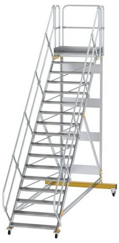 MUNK Günzburger Steigtechnik 600817 Aluminium, Stahl verzinkt Treppe