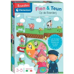 Clementoni Leerspel Fien En Teun Op De Boerderij (Niederländisch)