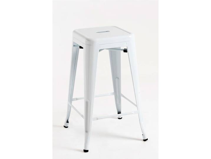 4er Set Torix Niedrige Hocker 65 cm - Weiß