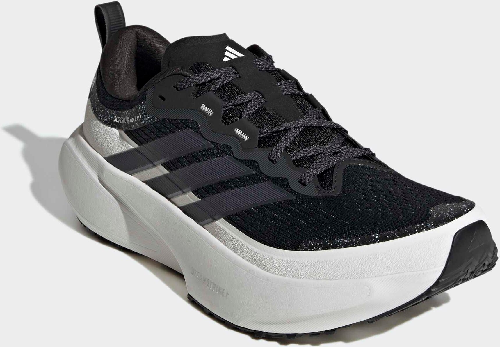 Trailrunningschuh ADIDAS PERFORMANCE "SUPERNOVA RISE 3 ATR", Herren, Gr. 46, schwarz-weiss (core schwarz, aurora onix, core weiß), Textil, Schuhe Trailrunningschuh, für mehr Stabilität core schwarz, aurora onix, core weiß 46