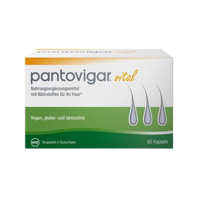 Pantovigar vital Kapseln mit Nährstoffen für Haare 60 St