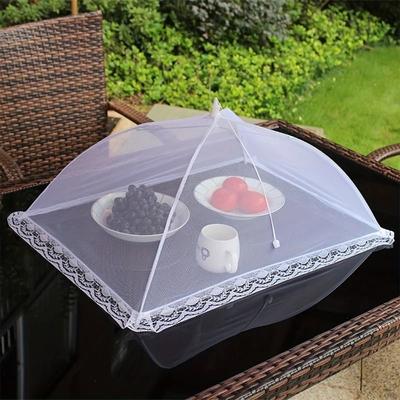 Premium Foldable Mesh Food Cover Mosquito, Fly, And Insect Proof Freshness Preserving Ventilated Umbrella Tent Premium Foldable Mesh Food Cover Mosquito, Fly, And Insect Proof Freshness Preserving Ventilated Umbrella Tent