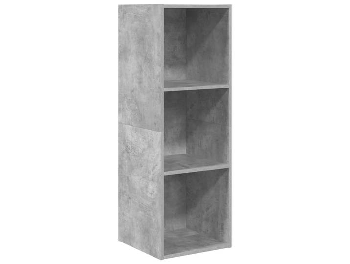 Meuble tv mural pratique bois marron 37 x 37 x 107 cm