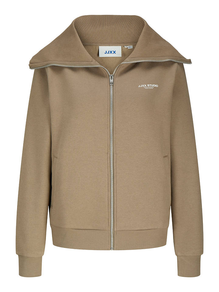 JJXX Sweatjacke "Studio" in Taupe - XL