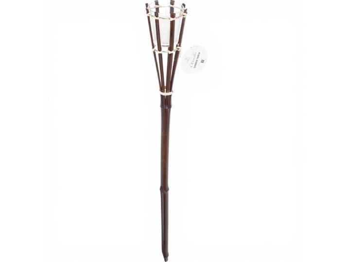 Torche de jardin en bambou à la citronnelle - 76 cm