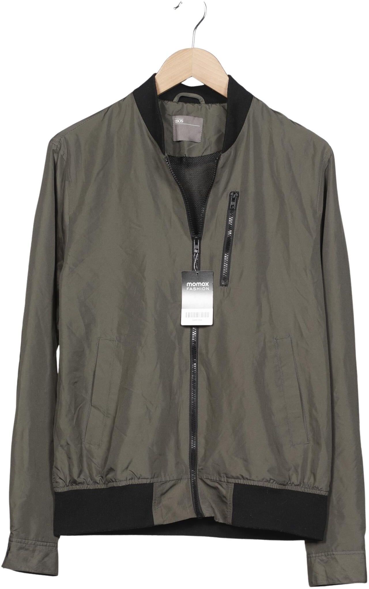 asos Herren Jacke, Grün, Gr. M, Synthetik - Second Hand