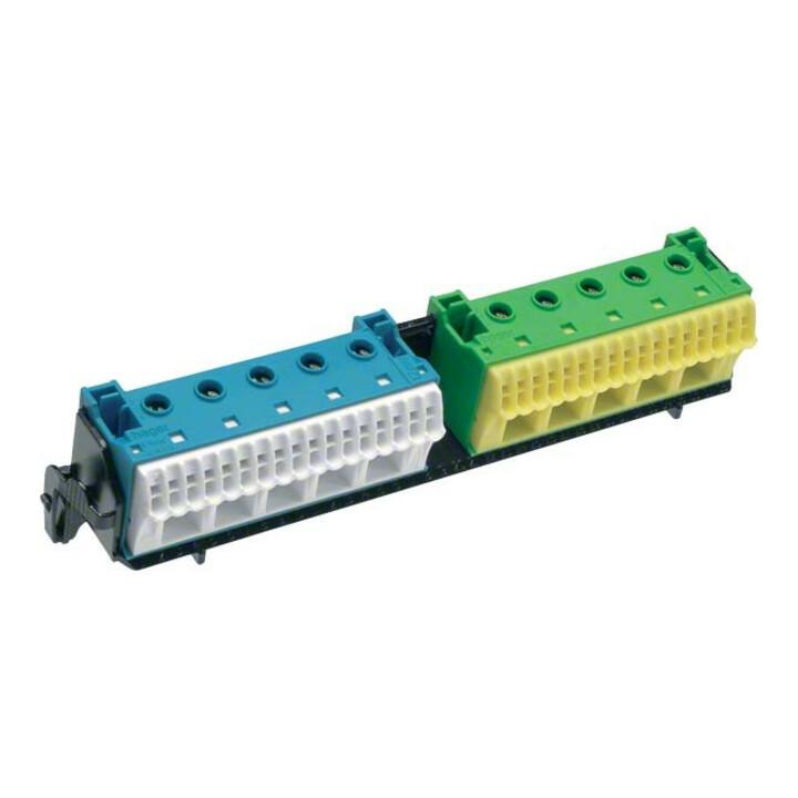 Hager FZ383 PE/N-Klemme mit Träger 2x22 Quick-Connect)