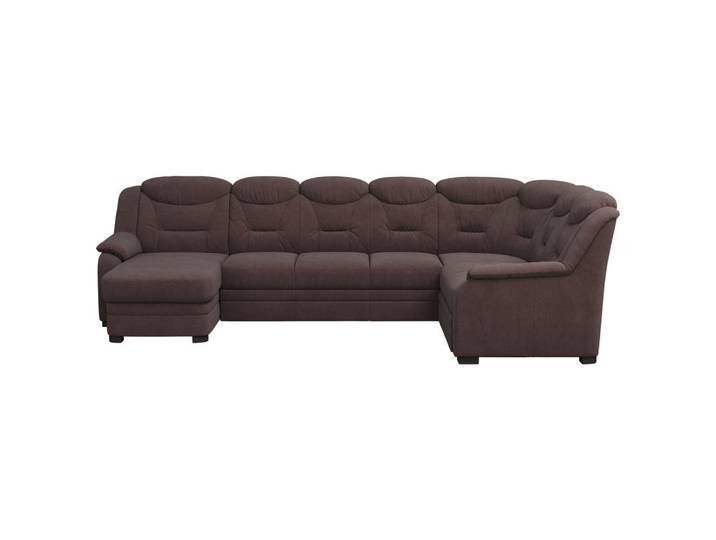 Mid.you Wohnlandschaft, Braun, Kunststoff, U-Form, 330x211 cm, Made in EU, Bettkasten erhältlich, seitenverkehrt Bettfunktion erhältlich, Wohnzimmer, Sofas & Couches, Wohnlandschaften, Wohnlandschaft U-Form